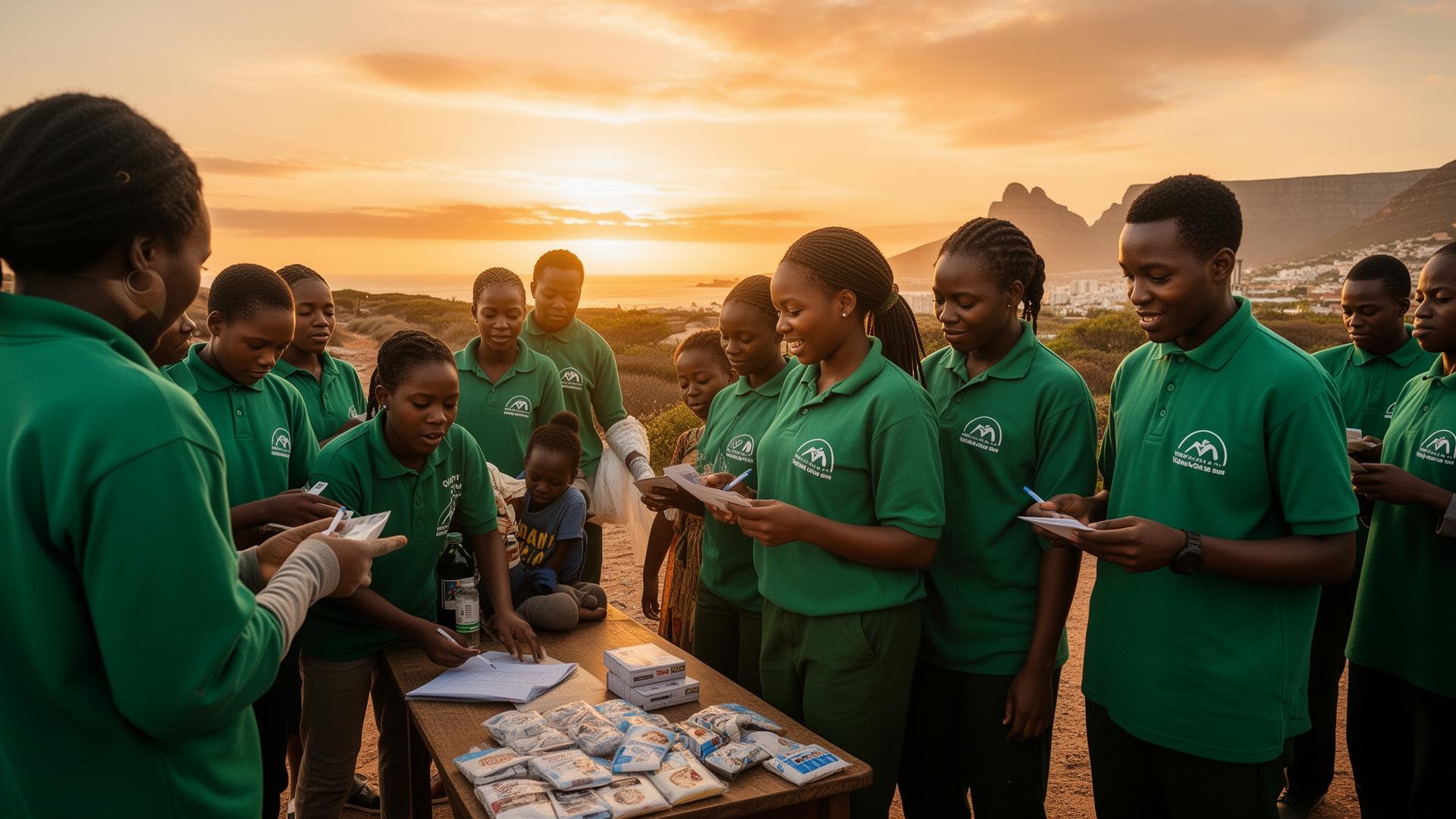 SCALAA volunteers in Cape Town